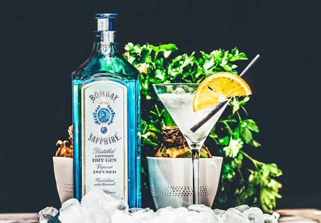 Premium Bombay Sapphire gin at Evolution Liquor Store in Edmonton
